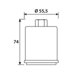 Filtro Olio APRILIA-BENELLI-GILERA-PIAGGIO LIBERTY (OK183)