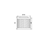 Filtro Olio BMW/APRILIA PEGASO 600/650cc (OK151)
