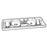 STAFFA PARAURTI ANT. SX YPSILON