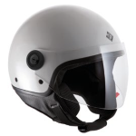 CASCO DEMI-JET TUCANO EL'JETIN 22.06 BIANCO GHIACCIO LUCIDO TAGLIA M 