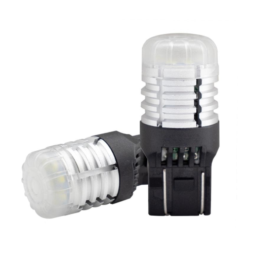 CP.LAMPADINE A 9 CHIP LED T20 DOPPIO FILAMENTO 6500K 12V  NO POLARITY