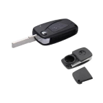 COVER CHIAVE NERO PER FIAT 2 TASTI CON ALLAGGIO BATTERIA POSTERIORE
