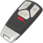 COVER CHIAVE AUDI 3+1 TASTO PANICO PER Q7 A4 CON SMART CARD