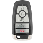 COVER CHIAVE PER AUTO FORD 5 TASTI C/APER. BAULE + ACCEN. DA REMOTO + ALLARME