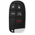 COVER CHIAVE PER AUTO DODGE CHRYSLER 4 TASTI C/APER.BAULE+ACCEN. DA REMOTO + TASTO PANICO