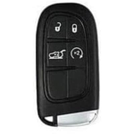 COVER CHIAVE DODGE CHRYSLER 4 TASTI C/REGOL. ASSETTO + APER. BAULE + ACCEN. DA REMOTO
