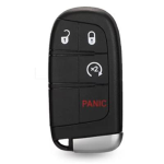 COVER CHIAVE DODGE CHRYSLER 3 TASTI C/ACCEN. DA REMOTO + TASTO PANICO