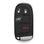 COVER CHIAVE PER AUTO DODGE CHRYSLER 3 TASTI C/APERT. COFANO+ TASTO PANICO