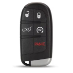 COVER CHIAVE PER SUV DODGE CHRYSLER 4 TASTI C/APERT.BAULE+ACCEN. DA REMOTO + TASTO PANICO