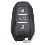 COVER C/CHIAVE PEUGEOT 3 TASTI C/TASTO APERTURA BAULE