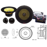 *CP.ALTOPARLANTE SISTEMA A 2 VIE 165mm. 45W RMS 30W