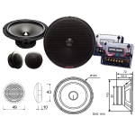 CP.ALTOPARLANTE SISTEMA A 2 VIE 165mm. 45W RMS 30W