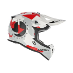 CASCO ACERBIS LINEAR GRAPHIC 22-06 GLOSS WHITE GREY TAGLIA S