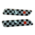 CP. INSERTO A SCACCHI NERI X MODANATURA FIAT 500