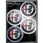 SET 4PZ STEMMA COPPE RUOTE ALFA