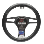 COPRIVOLANTE 37-39cm UNIVERSALE INOX NERO CVT22
