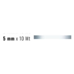 STRIPE ARGENTO mm.5 x mt.10