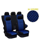 SERIE FODERA POKER PLUS COMPLETA POSTERIORE CON 2 ZIP AZZURRO