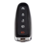 COVER CHIAVE FORD 5 TASTI C/TASTO BAULE + ALLARME + ACCENS. DA REMOTO