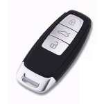 COVER CHIAVE AUDI 3 TASTI SIVER PER AUDI CON TASTO APERTURA BAULE