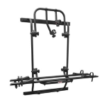 PORTABICI POST. IN ALLUMINIO NERO PER 2 BICI VAN & CAMPER DOPPIA PORTA PER MASTER 