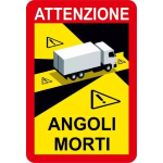 ADESIVO "ANGOLI MORTI" PER CAMION cm.25X17