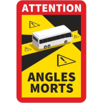 ADESIVO "ANGLES MORTS" PER BUS cm.25X17