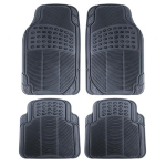 *SET. DI 4 TAPPETO IN GOMMA RUBBER MATS UNIVERSALI TSRG/N