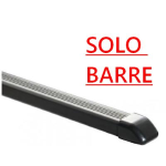 * COPPIA BARRE PORTATUTTO IN ACCIAIO CM 107 X 3,50
