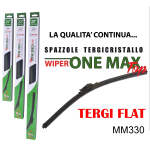 SPAZZOLA TERGI FLAT 11 ELEMENTI MM 325