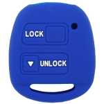 GUSCIO SILICONE BLU SCURO PER CHIAVE TOYOTA 2 TASTI