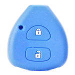 GUSCIO SILICONE CELESTE PER CHIAVE TOYOTA 2 TASTI