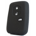 GUSCIO SILICONE NERO PER CHIAVE TOYOTA 3 TASTI C/TASTO BAULE
