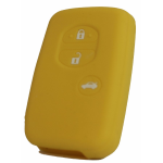 GUSCIO SILICONE GIALLO PER CHIAVE TOYOTA 3 TASTI C/TASTO BAULE