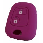 GUSCIO SILICONE VIOLA PER CHIAVE CITROEN/PEUGEOT 2 TASTI
