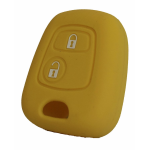 GUSCIO SILICONE GIALLO PER CHIAVE CITROEN/PEUGEOT 2 TASTI