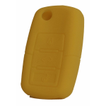GUSCIO SILICONE GIALLO CHIAVESKODA/SEAT/VOLKSWAGEN 3 TASTI C/T BAULE