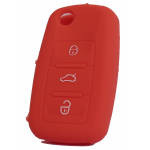 GUSCIO SILICONE ARANCIO CHIAVESKODA/SEAT/VOLKSWAGEN 3 TASTI C/T BAULE