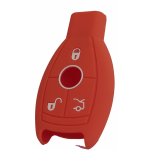 GUSCIO SILICONE ARANCIO PER CHIAVE MERCEDES/SMART 3 TASTI C/T BAULE