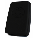 GUSCIO SILICONE NERO PER CHIAVE TOYOTA 3 TASTI C/TASTO BAULE