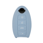 GUSCIO SILICONE AVIO PER CHIAVE NISSAN 4 TASTI C/T BAULE + ALLARME
