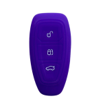 GUSCIO SILICONE VIOLA PER CHIAVE FORD 3 TASTI C/TASTO BAULE