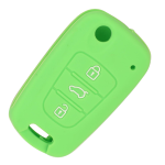 GUSCIO SILICONE VERDE PER CHIAVE HYUNDAI 3 TASTI C/TASTO BAULE
