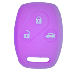 GUSCIO SILICONE VIOLA PER CHIAVE HONDA 3 TASTI C/TASTO BAULE