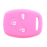 GUSCIO SILICONE ROSA PER CHIAVE HONDA 3 TASTI C/TASTO BAULE