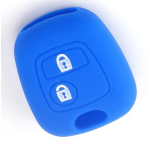 GUSCIO SILICONE BLU SCURO PER CHIAVE CITROEN/PEUGEOT 2 TASTI