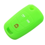 GUSCIO SILICONE VERDE PER CHIAVE OPEL 3 TASTI C/TASTO BAULE