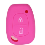 GUSCIO SILICONE FUXIA PER CHIAVE NISSAN/OPEL/RENAULT 2 TASTI