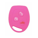 GUSCIO SILICONE ROSA PER CHIAVE FORD 3 TASTI C/TASTO BAULE