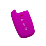 GUSCIO SILICONE FUXIA CHIAVE HYUNDAI 3 TASTI C/T BAGALIAIO+ALLARME